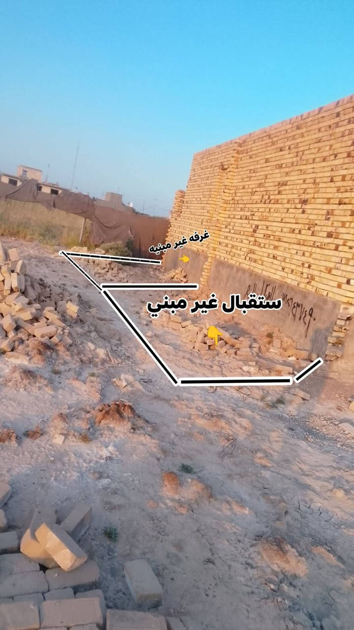 السلام عليكم من رخصه الدمن
هيكل للبيع مساحه 200م البناه يحتوي على
غرفه 1+صاله + حمام داخل الممر+ مطبخ حار وبارد + ملاحضه باقي غرفه وستقبال غير مبنيات + عنوان طريق المعاره حسينية الأمام السجاد  عل بزل يبعد عن الشارعه العام 500م يتوفر كهرباء ومي +  بيع مستعجل السعر30 وبيه مجال  الشراي اتصل على الرقم ***********+ ومراسله اصفحه

نص مكتوب في الصور:
- واجه مطبخ + صاله
- غرفه غير مبنيه استقبال غير مبني
- المطبخ 👈
- واجه الصاله 👈
- شباك الغرفه المتروكه
- حمام داخل الممر