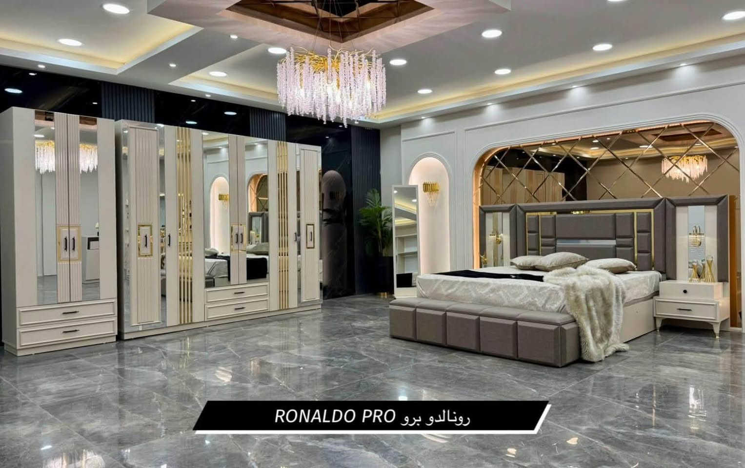 *موديل   رونالدو برو        المودرن*

*10 قطع              كنتور ملحق 335*

*1- ضهر بلوك*

*2- برغي وچوي حديد*
  
*سرير  مخزن*

*5- شغل درجه اولى*

للاستفسار ***********

نص مكتوب في الصور:
- RONALDO PRO رونالدو برو
