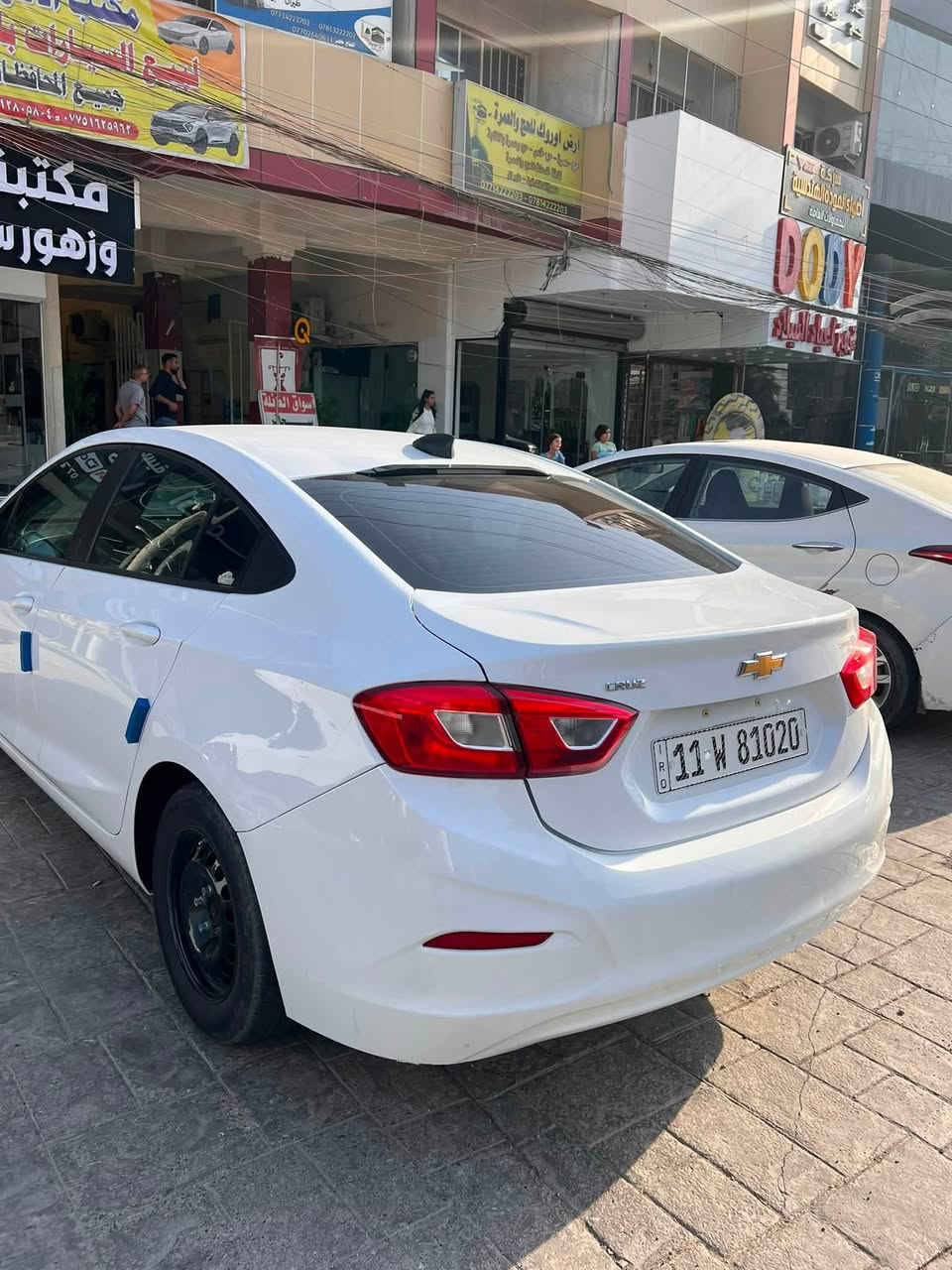 للبيع او مراوس 
شوفرليت كروز ٢٠١٩ كلين تايتل بدون حادث او صبغ 
رقم بغداد الدولي هزة جديدة 
سنوية جديدة ٢٠٣١ 
محرك تيربو
شاشة كار بلاي واندرويد اوتو ويز وخرائط بلادي 
كامرة خلفية دوار 
تحكمات ستيرن 
مثبت سرعة 
سستم صوت 
تبريد تدفئة شغال 
اوتو هولد 
نظام ثبات 
جام اوتو 
سونار مرفق بارد قليل فقط 
سعر ٩١ ورقة بيع او مراوس 
عنوان بغداد 
*********** وتساب متوفر
