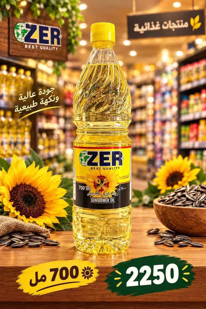 زيوت • زيت دوار الشمس • سبعة نيسان مقابل فتنس سنتر