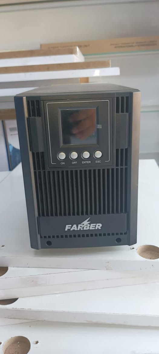 السلام عليكم جهاز  online UPS ماركة FARBER (عدد 2
جهاز UPS ماركة FARBER (جديد غير مستعمل)
القدرة: 2KVA / 1800W (نظام 48V).
الحالة: جديد 100% لم يستخدم أبداً، فقط الكارتون الخارجي تالف  
سعر القطعة 300 وبحالة اخذ جهازين اكو تخفيض 
***********
