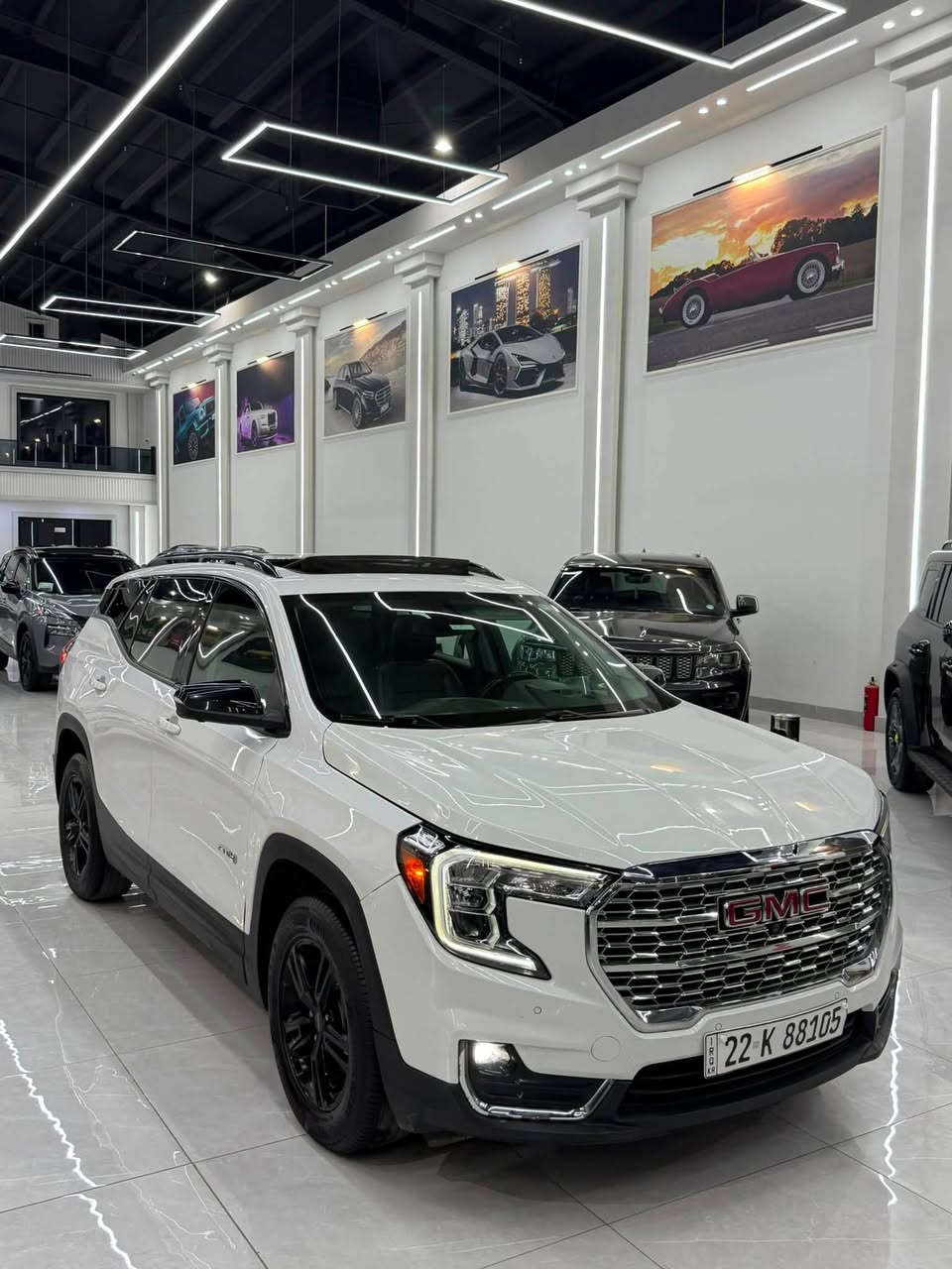 GMC teran AT4 فوول مواصفات 2022
مواصفات 

بانورما ✅

بصمة✅

داتاشو✅

شغال ✅

٥كاميرات✅

رادار ٣٦٠✅

كشن جلد✅

كشن هيتر✅

كشن كهربا✅

صندوق شفط✅

كشن خزن✅

كشن رادار ✅

دبل اكسل 4*4

ملاحضة نص بنيت صبغ ماشية ٦٠ الف مايل  

مكان سيارة اربيل ***********_

سعر ١٩٠ ورقة مجال بسيط
