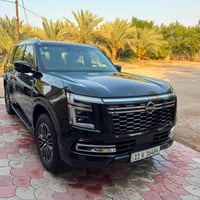 نيسان باترول 2026 بلاتينيوم  فول مواصفات داخل احمر ضمان وكالة  السور م...