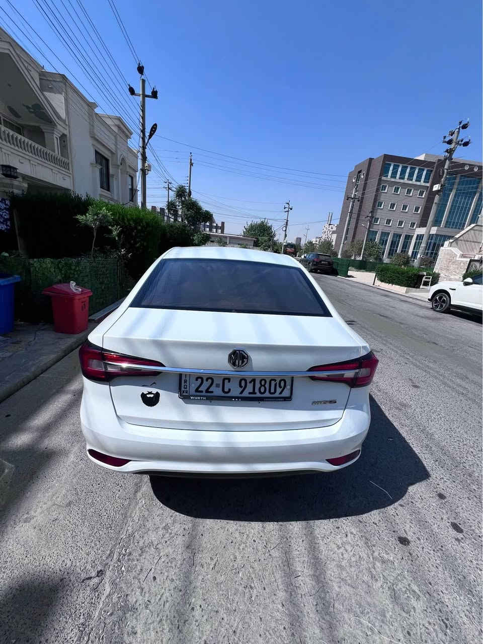 MG5 2024 
بي سبوغ بي ليدران 
به س دؤسه ي لاي سه كه ن قؤبي هه يه 
به ناوي خؤمه 
يه ك دينار مسره في تيدا نيه 
63000 km Roshtia 
*********** أربيل, العراق
