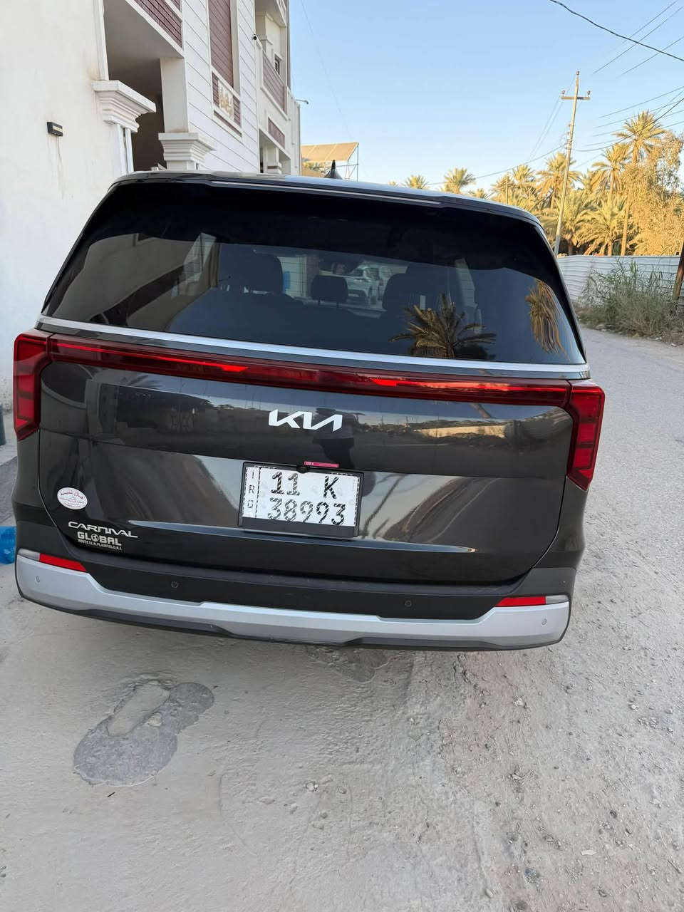 Kia Carnival 2026
كيا كرنفال 

         المسافه المقطوعه:  24000 كم جديده لوك شرط مامفتوح بيها أي شي  
رقم بغداد
الضرر : تقرير امطار شرط الفحص بس جوه الكشنات
كل الكهربائيات والميكانيكيات شركه بشرط الفحص 
#مواصفات

1.شاشه 
2.كاميرا
3.بصمه
1. نظام ايكو + سبورت
5.ويل كب 
1. تشغيل عن بعد
7.حساسات خلفي امامي
.لايتات لد
10.لايتات زنون
11.بكلايتات لد
.رادارات 360
.ثلاث قطع تبريد
.هندبريك بصمه
.تحديد مسار
.كشنات كهرباء

#السعر :265 ورقه 

تفاصيل اكثر هذا رقمي 
*********** 
بيع مستعجل مجال بسيط جدا 
مكان السياره كربلاء
