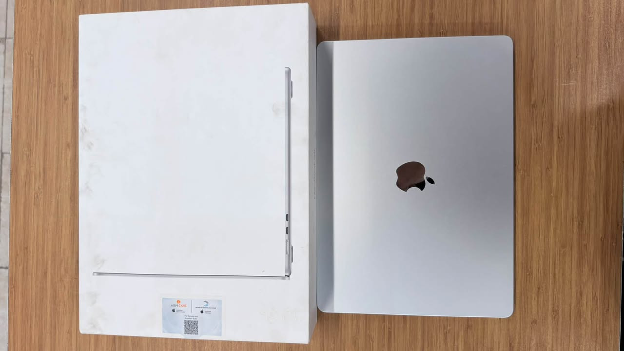MacBook Air 2025 15”
M4
Ram 16
Hard 512
Clean 100%
Cycles 35
Battery 100%
شرق اوسط 
كامل ملحقات 
1,680,000
كربلاء - حي الحسين
***********
متوفر توصيل

نص مكتوب في الصور:
- سبت، ١٩ أيلول ١٠:٠٥ ص معلومات النظام ملف تعديل نافذة مساعدة معلومات الطُّراز: اسم الجهاز: D865266A78L1PDC0 bq40z651 رمز دفعة الحزمة: رمز دفعة PCB: إصدار البرنامج الثابت: 0b00 التحقق من الجهاز: Od17 التحقق من الخلية: معلومات الشحن: شحن البطارية أدنى من مستوى التحذير: تم الشحن كليًا: الشحن: حالة الشحن (%): معلومات السلامة: عدد الدورات: ۳۸ الحالة: عادي الحد الأقصى للقدرة: ۱۰۰٪ إعدادات طاقة النظام: تيار كهربي متردد: مؤقت إسبات النظام (بالدقائق): مؤقت إسبات القرص (بالدقائق): مؤقت إسبات شاشة العرض (بالدقائق): زر تشغيل الإسبَات: تنبيه على LAN: Hibernate Mode نمط الطاقة المتاحة: منح "تسهيل الوصول إلى الشبكة" الأولوية على "الإسبَات": طاقة الإضاءة: مؤقت إسبات النظام (بالدقائق): مؤقت إسبات القرص (بالدقائق): مؤقت إسبات شاشة العرض (بالدقائق): زر تشغيل الإسبَات: تنبيه على LAN: Hibernate Mode نمط الطاقة المتاحة: منح "تسهيل الوصول إلى الشبكة" الأولوية على "الإسبَات": خفض الإضاءة: تكوين الأجهزة: تم تركيب UPS: لا معلومات شاحن التيار المتردد: متصل: لا الشحن: لا أحداث الطاقة: الأحداث المجدولة التالية: appPID: ۳۸۹ النوع: تنبيه مجدول حسب: com.apple.alarm.user-invisible com.apple.calaccessd.travelEngine.periodicRefreshTimer الوقت: 10:07 19/09 :UserVisible appPID: ۸۸ النوع: تنبيه مجدول حسب: com.apple.alarm.user-invisible com.apple.osanalytics.hardhighengagementtimer الوقت: ٢٠:٥٤ ٢٠٢٦/٩/٢٠ معلومات MacBook Air مكونات الكمبيوتر ATA Bluetooth NVMExpress PCI SAS SATA SPI USB التخزين الشخصيات الذاكرة الصوت الطابعات البطاقة الكاميرا إنشاء الفرص إيثريت تندربولت/USB4 رسومات شاشات عرض قارئ البطاقات قناة الألياف واجهة SCSI المتوازية وحدة التحكم Apple Pay الشبكة المواقع جدار الحماية وحدات التخزين Wi-Fi SmartCards التنبيهات التطبيقات الخطوط السجلَات اللغة والمنطقة الملصقات الفطور أجزاء التفضيلات إطار العمل Rosetta برنامج الطابعة برنامج تم تعطيله تسهيلات الاستخدام خدمات المزامنة دعم Raw عميل تتم إدارته عناصر بدء التشغيل الملفات التعريفية حول MacBook Air ١٥ بوصة، M4، ٢٠٢٥ Mohammed MacBook Air الاسم Apple M4 الشريحة ۱٦ غ.ب. الذاكرة LG9D66YN02 الرقم التسلسلي الإصدار 26.6.2 macOS macOS Tahoe شاشات العرض شاشة ريتينا مضمنة إعدادات شاشة العرض... مساحة التخزين Macintosh HD متوفر ٤٦٣,٣ غ.ب. من ٤٩٤,٣٨ غ.ب. إعدادات مساحة التخزين... تقرير النظام... اتفاقية ترخيص البرنامج شهادة التنظيم توافق ENERGY STAR® - اتفاقية الترخيص 1983-2026 Apple Inc. © جميع الحقوق محفوظة. تسجيل الدخول باستخدام حساب Apple Wi-Bluetooh شبكة بطارية بحث معضلات الاستخدام لفية الشاشة Siri و Apple © طبخ المكتب وشريط الأيقونات شاشات العرض ربط القوائم شعارات صوت ركيز نة الشاشة خصوصية والأمان سمة الإصبع وكلمة السر مستخدمون والمجموعات سايبات الإنترنت Game Cent iCloud