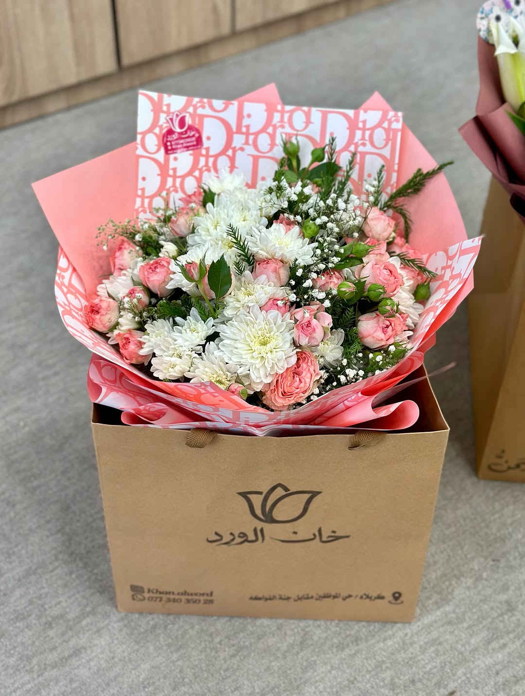 صنع لأجلكم 🥹💗💞

كربلاء - حي الموضفين - مقابل جنة الفواكه 📍

طرق الدفع 💲
1. كاش عند الاستلام.
2. تحويل من حساب ماستر كارد.
3. تحويل محفظة زين كاش.
4. تحويل من حساب FIB.
5. رصيد اسيا (رصيد 10 يعادل 8 ونص كاش).
6. بالفيزا و الماستر كارد عن طريق الموقع الالكتروني .

نص مكتوب في الصور:
- خان الورد
- ***********
- Khan.Alword