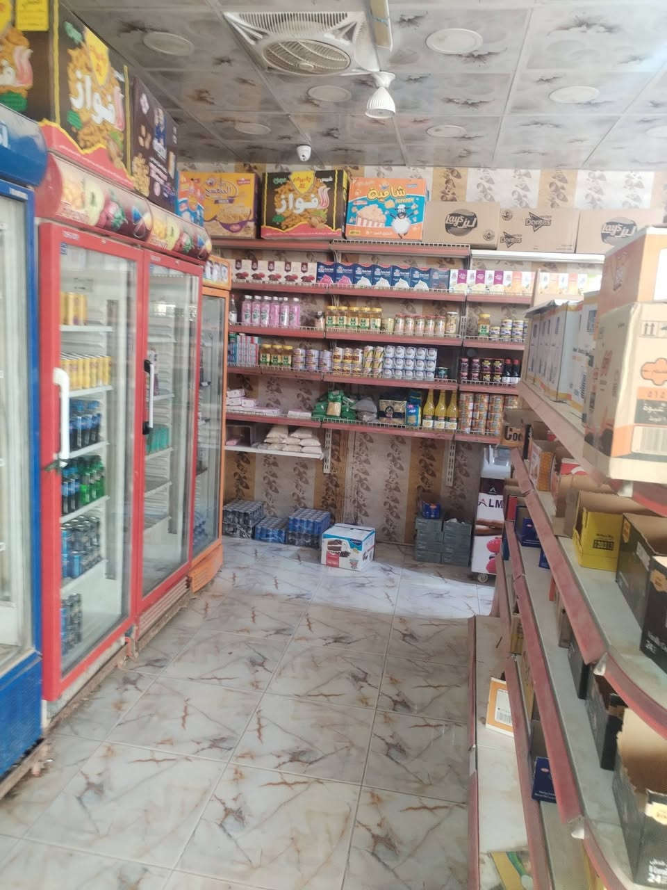 اسواق للبيع . حي الضباط خلف مدارس الوقف الشيعي . شارع عام ورئيسي وحيوي . الاسواق قديمة ومعروفة وشغاله . تحتوي على 6 براد عمودي
4 مجمدة طرح 
2 سبلت  ( 3 طن + 2طن )
شاشة + منظومة كاميرات
جهاز شحن رصيد والعاب
سقيفة خارجية
مولدة 35 امبير كاز
رفوف كاملة جدران + سفينة 
رفوف bdf خاصة للكرزات والهدايا
بضاعة كاملة بنسبة 80 %
للاستفسار اكثر ***********
اسواق للبيع . حي الضباط خلف مدارس الوقف الشيعي . شارع عام ورئيسي وحيوي . الاسواق قديمة ومعروفة وشغاله . تحتوي على 6 براد عمودي
