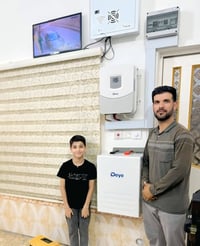 منظومة شمسية • قضاء الرفاعي • Deye 6.6KW