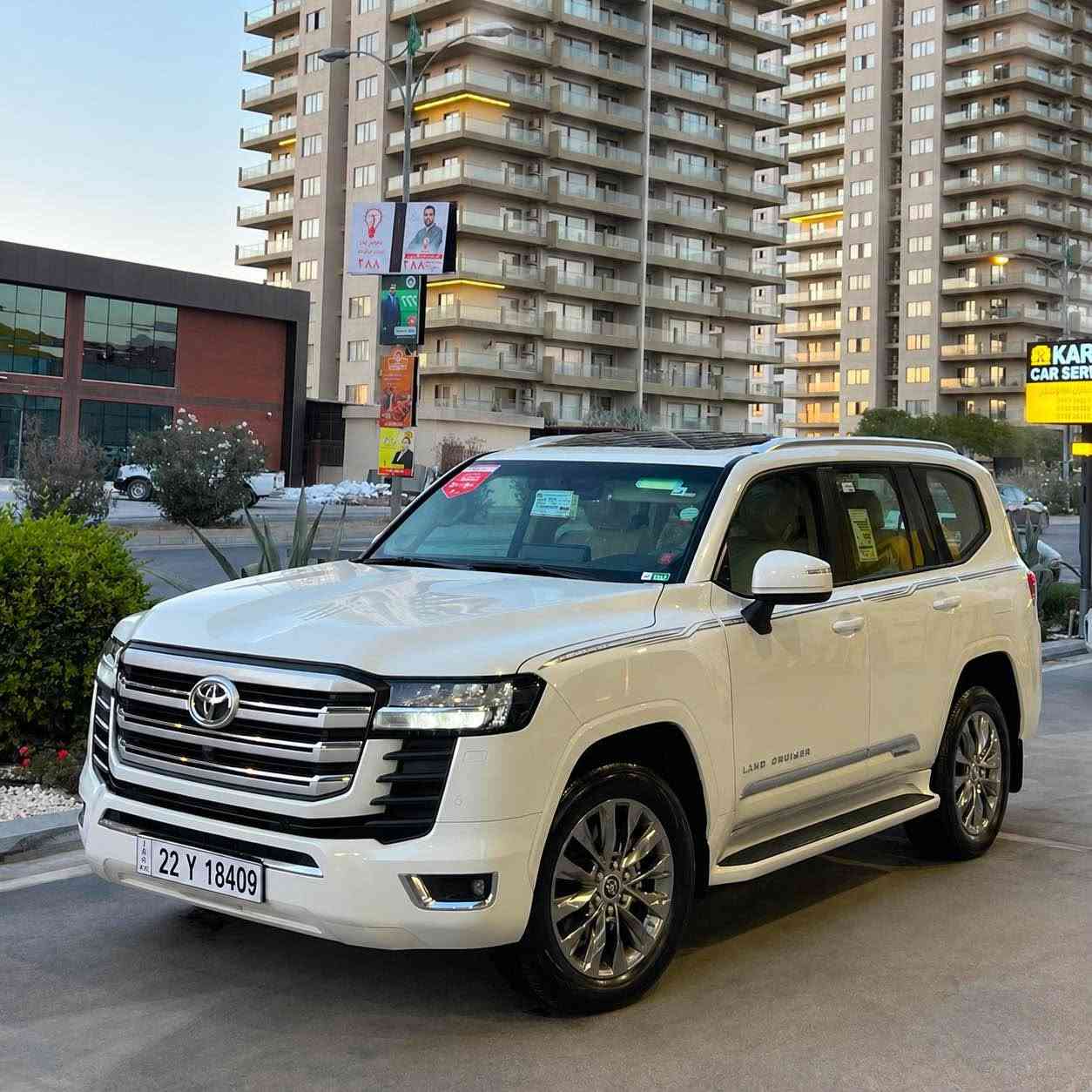 Toyota land crusir 2022  GXR   SAS  52000 km
Twin Turbo ٣ شاشات بلادی ساس

اللَّهُمَّ صَلِّ عَلَى مُحَمَّدٍ وَعَلَى آل مُحَمَّدٍ
-اخت زيرو بل كارتون

-مکفولە کفالة عامە 
(بدون صبغ - بدون بارد - بدون رمل - بدون حالوب ـ حتا دعاميات و اللحیات شرط بدون صبغ)

-تويتا لاندكروز موديل (2022) توين توربو
سياره زيرو شريكه ساز باب اولا
سياره مواصفات (GXR) تلاث شاشات بلادی
سياره (٦) سلندر توين توربو 

-سياره گير محرك بشرت مامفتوح و مابی ای خلل و صوت و بعدها ظمان من الشرکە 

- فول مواصفات  
(كوشنات جلد _ شغال عن بعد _ 
_ كاميرا _ كوشنات تدفيه و تبرید _ شاشه كبير
٣ شاشات بيلادي _ وايرليس شحن _   نيظام eco _ سلايت _ النزلاق _ثلاجه _ زينون _ حساسيات امامیە و خلفییە )

-سنویە و رقم و کلشی جدیدە حتی ٢٠٢٩ تحویل مباشر

-سیارة جدیدە مابیها دینار مصرف کلشی علی وظع الشرکە 

-مكان السیارە سليمانيه
-سعر 618 ورقە و مجال بسیط
-رقم تلفون *********** السليمانية, العراق
