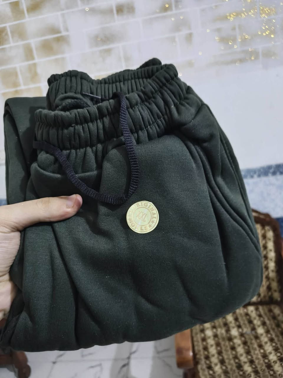 اشتري قبل ما يصعدن اسعار الملابس الشتائية
بجايم رجالية شتائية جديدة غير مستخدمة 
القطعة ب2000 
بيهن حوالي 30 بجامة 
4 الوان 
(رصاصي/اسود/نيلي/زيتوني) 
قياسات متنوعة 
🟥ملاحظة: ابيعهن كلهن ما ابيع مفرد🟥
عنواني الكوت زين القوس شارع الملا 
***********
