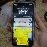 ايفون اكس ذاكرة 64 مبدل بطارية  اصلية نقرة 100 وشاشة مبدلة اصلية ولباق...