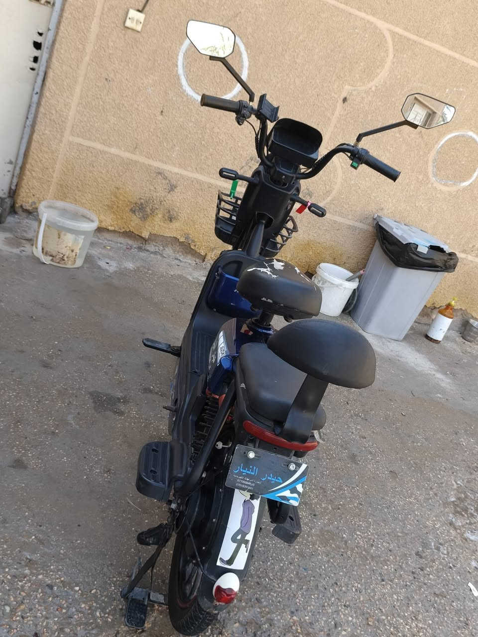 السلام عليكم  دراجة شحن 🔋⚡حجم 20 صار شهر مشادهن بطاريات5  سعر400 رقم ***********
