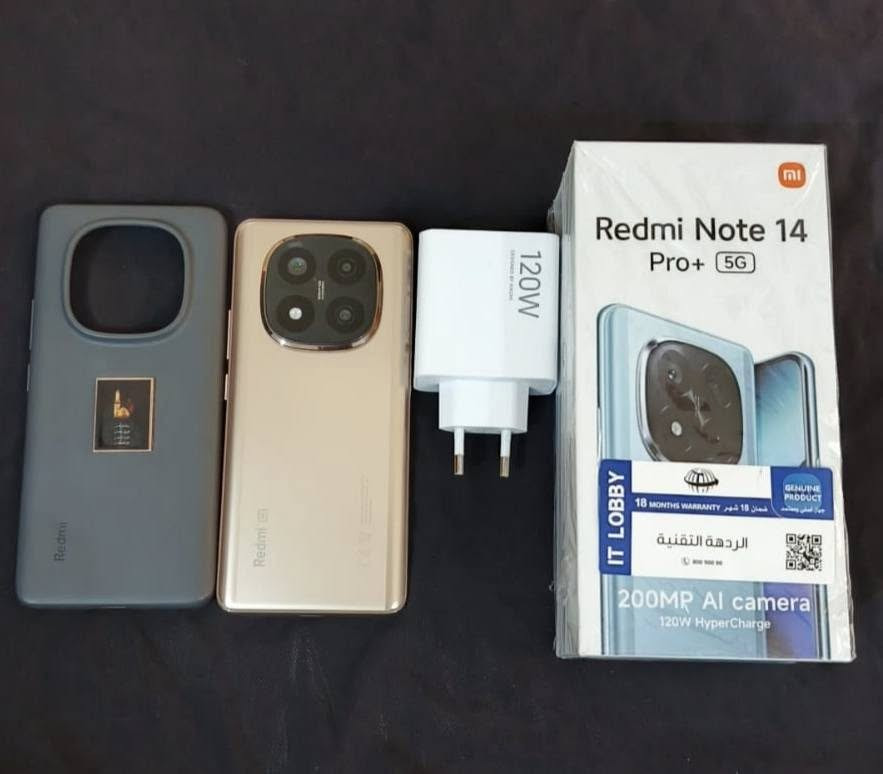 للبيع | Redmi Note 14 Pro+ 5G 🔥📱
📱 الجهاز: Redmi Note 14 Pro+ 5G
⚡ المعالج: Snapdragon 7s Gen 3 بدقة تصنيع 4nm
🎮 الألعاب: أداء قوي وسلس يدعم حتى 90
🔥 PUBG Mobiele فريم بالإعدادات المدعومة، 🖥️ الشاشة:
• 6.67 إنش AMOLED منحنية
• دقة 1.5K — 2712×1220
• تحديث 120Hz
• سطوع يصل إلى 3000 نيت
• Gorilla Glass Victus 2
• HDR10+ و Dolby Vision
• ألوان 12-bit
📸 الكاميرات:
• الرئيسية 200MP AI + OIS
• كاميرا واسعة 8MP
• ماكرو 2MP
• السيلفي 20MP
• تصوير فيديو حتى 4K 30fps بالكاميرا الرئيسية
🔋 البطارية والشحن:
• بطارية 5110mAh
• شحن سريع 120W    الجهاز بي سرعات شحن 120واط و120واط ماكس خلال ربع ساعه من 0 الى 100%  HyperCharge ⚡
• والشاحن الأصلي 120W موجود ويا الجهاز بالصورة
💾 الذاكرة: 12/512GB

💧 الحماية:
• مقاومة ماء وغبار IP68
• Gorilla Glass Victus 2
❄️ التبريد: غرفة بخار كبيرة حوالي 5000mm² للمساعدة على ثبات الأداء أثناء الألعاب.
🔐 المميزات:
• بصمة داخل الشاشة
• فتح بالوجه
• سماعات ستيريو
• 5G
• NFC
• USB-C
• HyperOS

✅ الجهاز قراضه كامله
✅ العلبة
✅ شاحن 120W
📌 الجهاز جديد مستعمل ساعه وحده سبب البيع النضام مايعرفله صاحب الجهاز 
💰 السعر: 500
📍 المكان: صلاح الدين الدجيل
📞 للتواصل: *********** سامراء, صلاح الدين
