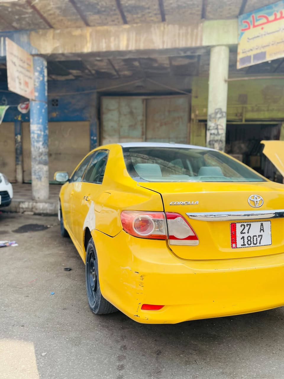 السلام عليكم كورولا موديل 10 وارد امريكي ناصرية مركز ضربته جالغ خلفي جهت السائق رقم دولي بسمي السعر المطلوب 87وبيه مجال 
الاستفسار اكثر على الرقم التالي *********** بيه واتساب
