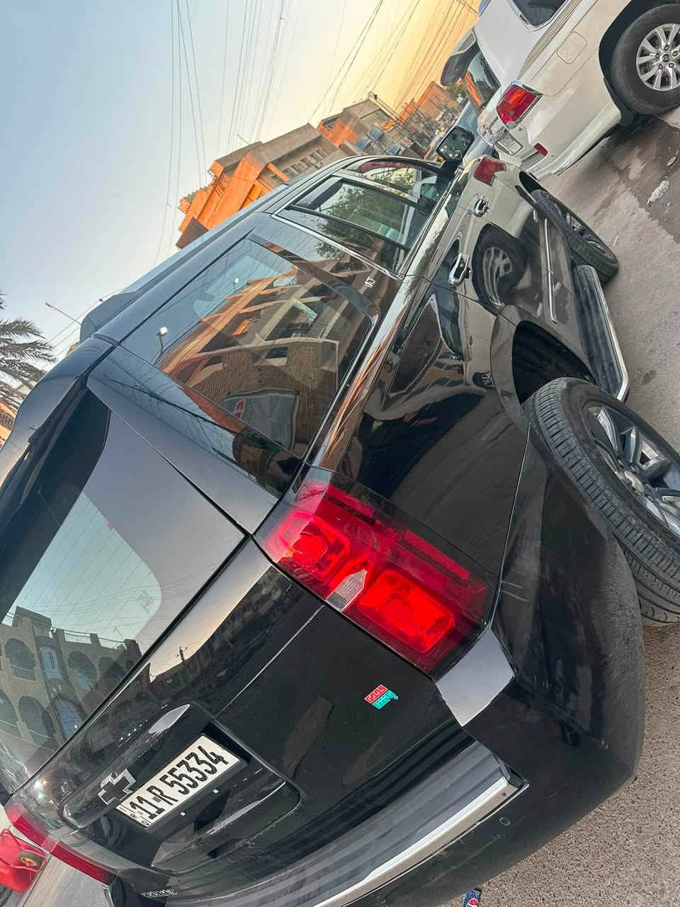تاهو 2019 lt رقم بغداد
وارد امريكي حادث مرفق مع السونار الخلفي فقط كلير من امريكا محرك 5300 سياره جديده ماشيه 95 
السعر 278 للاتصال *********** 
مكاني بغداد الجديده المعلمين
