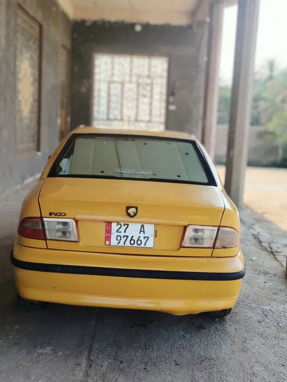 سلام وعليكم سياره سمند مديل ٢٠١٧ سياره مكفوله محرك بيه بدايت خيط بخار كير مكفول سياره مصفره هيه وغرامات  مكان السياره سماوه سعر ٣٨ وبيها مجال رقم الهاتف ***********
