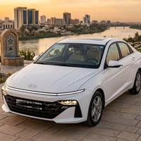 للبيع هونداي اكسنت موديل 2024 رقم بغداد ماشيه 12 الف فول مواصفات مكفول...