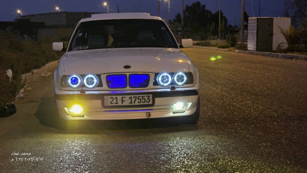 بي ام 525i • موديل ٩٠ • رقم الديوانية