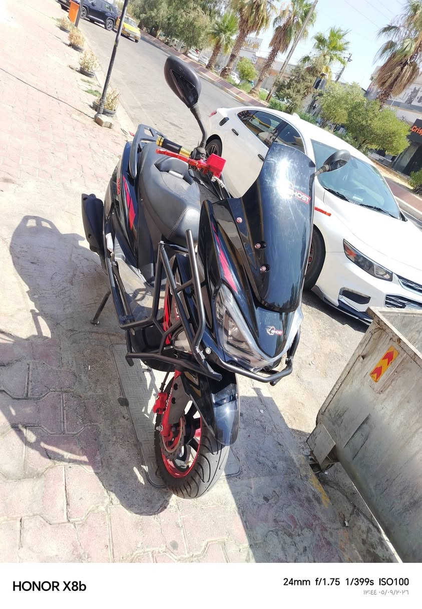 دراجة Ghost للبيع 🔥
مستعجلل🏃🏃🏃 

النوع: Ghost
الفئة: رياضية
اللون: أسود × أحمر
شكل رياضي وواجهة أمامية LED
زجاج أمامي رياضي
حمايات جانبية كاملة
مراية جانبية
إطارات وجنوط رياضية
الدراجة حسب الفحص والمعاينة

الموديل: [2025]
لاشخط مصارله سبوع من أخذته وأخذته ١٢٥٠٠٠٠ وروح اسئل رايده ٧٥٠ الف وبي مجال قليل كلش
***********
