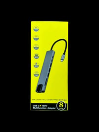ادابتر USB-C • ٨ في ١ • شحن PD 87W