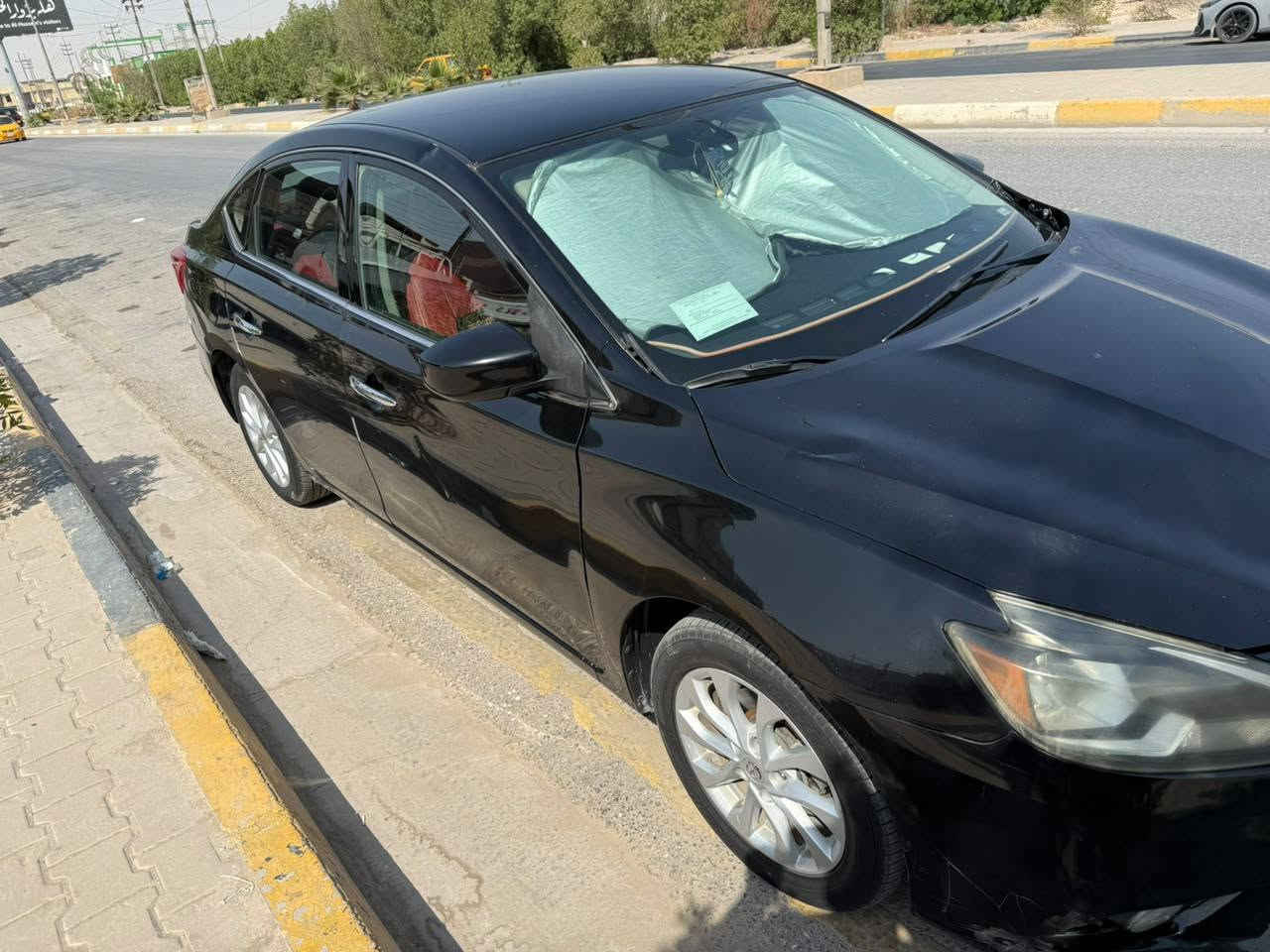 سلام عليكم للبيع نيسان سنترا موديل 2019 رقم كربلاء بسمي تحويل مباشر حادثة موضح بالصور كير ومحرك وتبريد مكفولات حداديه حلوه موجودة بكربلاء السعر 84وبيها مجال قليل للتواصل ***********
