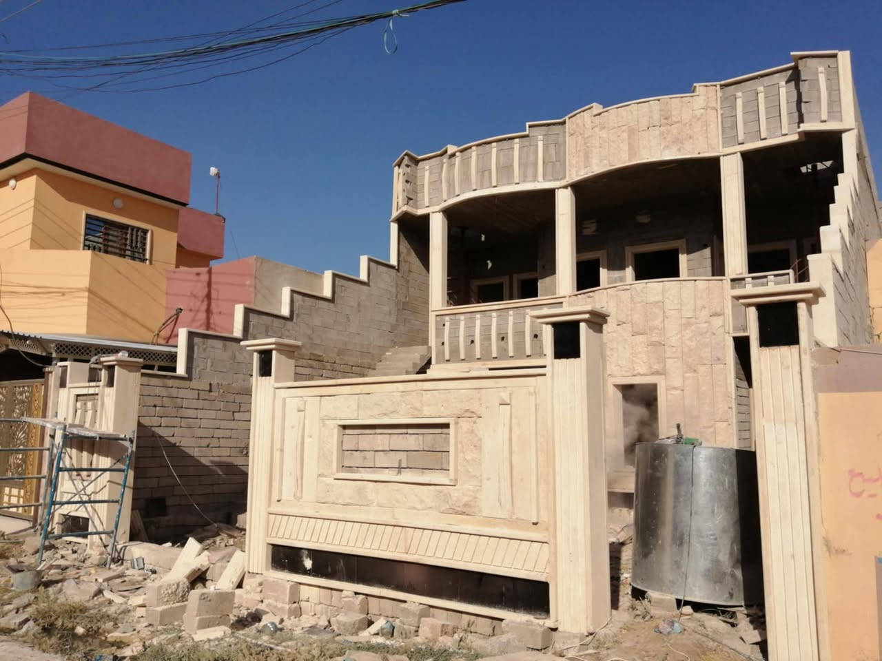 بناء كوبنات • شغل هندسي • مرمر