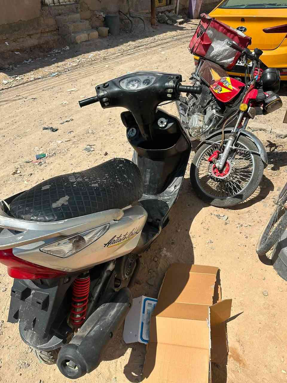 ‏دراجة ثعلب للبيع سعر 450 العنوان بغداد الرشاد غرف فلتة حي النصر ***********
