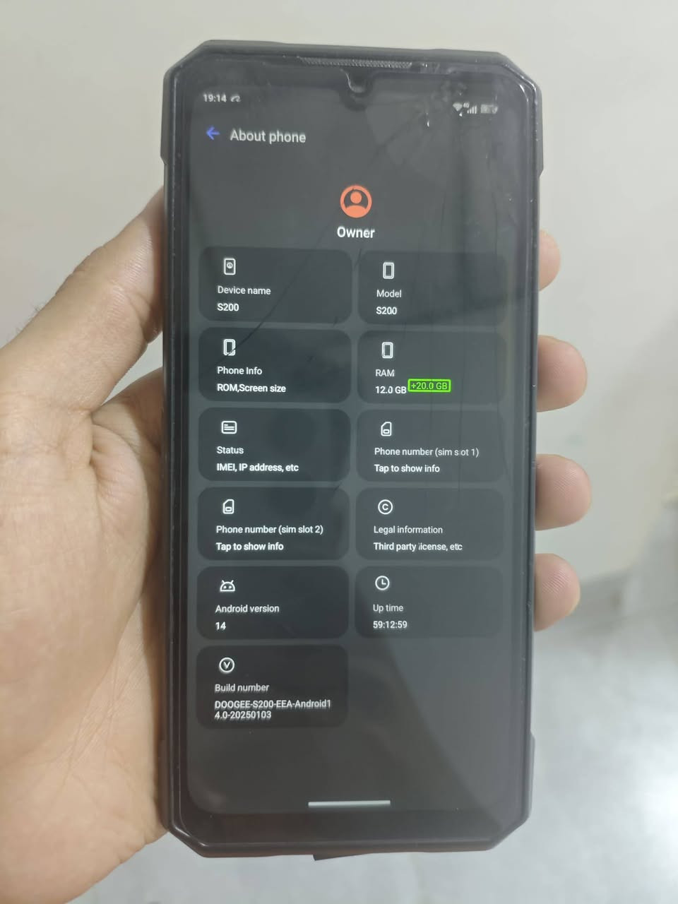 سلام علیکم موبايل وحشش
Doogee S 200
بطاريه 10 ألف 
256كيكا
رام 12+
بوبجي 90فريم
ضهره شاشة 
ضط ماي 
ضهره باور بانك 
بس شاشه مكسورة 
موبايل كلش سريع 
ابيع و اراوس 290 الف دينار 
مكاني كركوك ***********
شغلات كثيرة بي بعد
