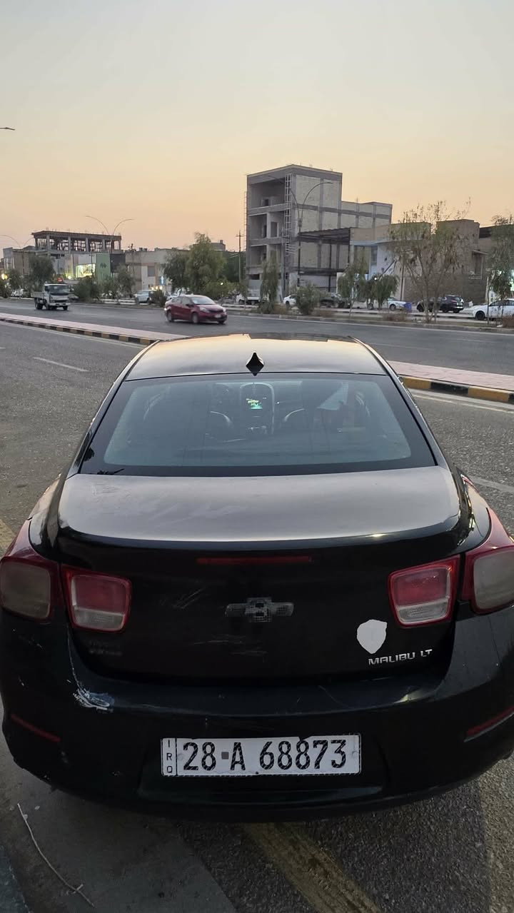 ماليبو 2014 رقم نجف  تبريد ثلج تبريد ثلج تبريد ثلج
تحكم سترين مثبت سرعه كروز مكينة 2500 
بيه صبغات لكن مكفولة من الضربة والبجم مكفول من الضربة ومن اي شي 
سنوية مجدده باسمي 
نجف 
تحويل ثاني يوم 
تخم تاير نضيف باتري جديد 
وبعد بيه شغلات زينه 
سياره بيه عزم وشلعه كلش حلوه 
يرادله حداديه وتعديل للطخه الي موضحه بالصوره بالجاملغ الخلفي 
السعر 68 ورقه وبيه مجال 
مكاني نجف حي السلام 
***********
***********
