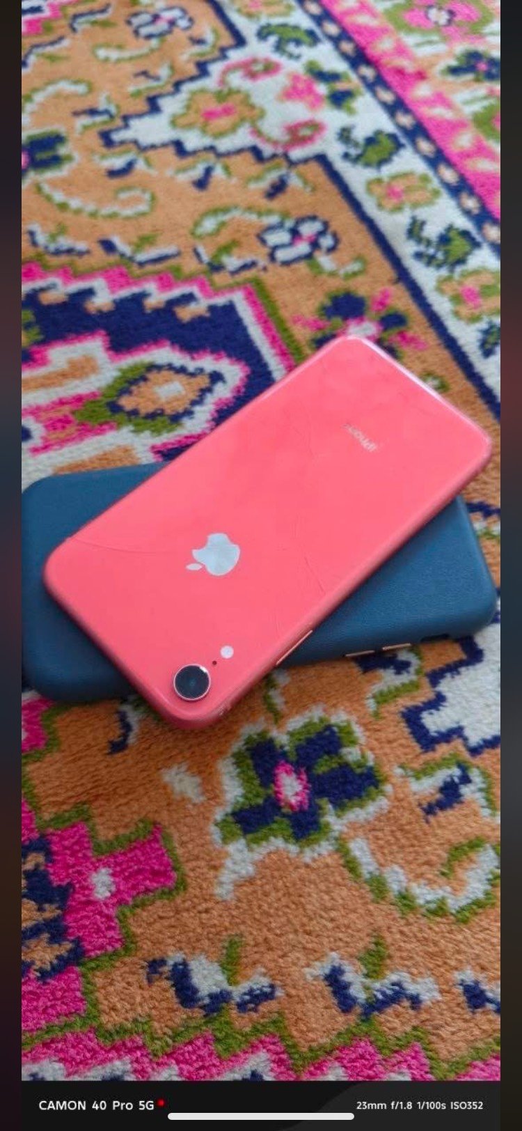 السلام عليكم ايفون XR وتر بروف بس ضهر مفطر مو مكسور مفطر ذاكره 128 بطاريه 93 وتر بروف ما داخل صيانه اريد مراوس بأيباد 9 او بيع 210 عنوان بغداد غزاليه او كاظميه