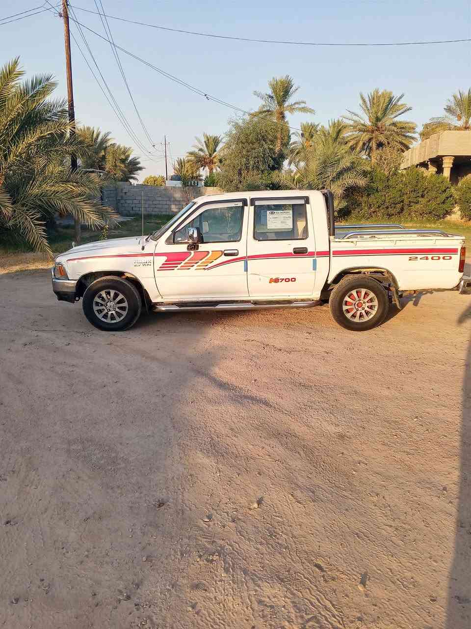 سلام عليكم بيكم تويوتا موديل 89 رقم انكليزي سنويه عضم عاج مشروع وطني تحويل مباشر
محرك كير اكسن شاصي كله شرط 
كهربائيات كلها شقاله باور أستيرن تخم تاير سياره جاهزة مجهزه مال جناي هاذا رقم هاتف وشراي يدلل. ***********
