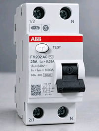 ABB أصلي • ٢٥A ثنائي القطب • حساسية ٣٠mA