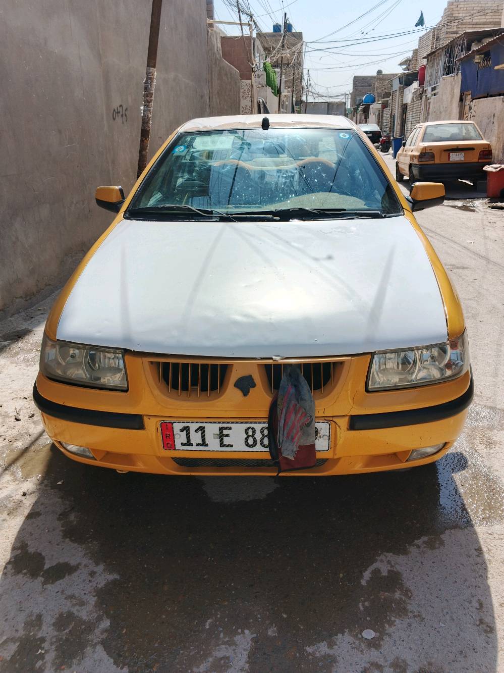 سمند موديل 2012 بسمنا السيارة جاهزة خير من الله ترايك وين ما تريد 34 ورقة وبيها مجال 