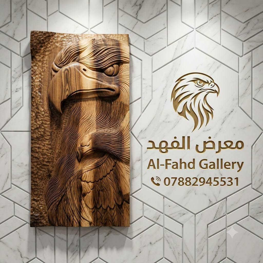 ليس فقط لعبة طاولي وانما هي لوحة فنية جميلة منحوته على لوح الجوز بحرفية عالية للطلب او الاستفسار على الرقم *********** #فن #لوحة #جمال #بغداد #روعة @إشارة

نص مكتوب في الصور:
- معرض الفهد تلفون 0788294531
- معرض الفهد تلفون: 0788294531
- معرض الفهد
- هاتف: ***********
- Al-Fahd Gallery
- ***********
- معرض الفهد ***********
- شعار معرض الفهد
- هاتف: 0788294531