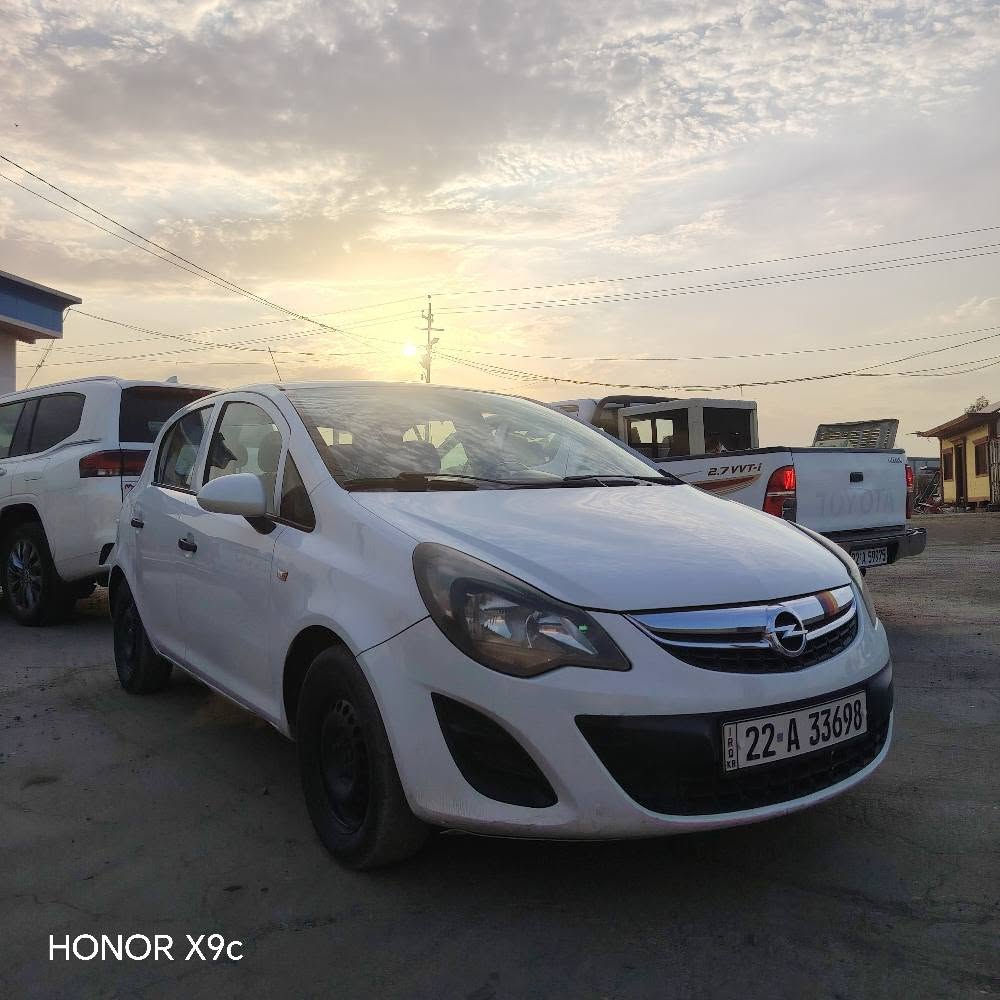 Opel corsa 
مۆدیل ۲۰۱٤ 
بێ سبوغ بێ لێدران 
گێڕ مکینە بەشەرت 
فول مواسفات گێڕ عادی 
جام شباع 
لەسەر دەقی شریکە ماوە 
هەتا بڵێی توندو تۆڵە 
بەناو کردن بەشەرت 
هەولێر 
***********
کۆڕک واتس اب
٥۳ مجال أربيل, العراق
