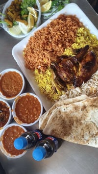 مطعم نور الزهراء • نص دجاج • العمارة حي الحسين الجديد