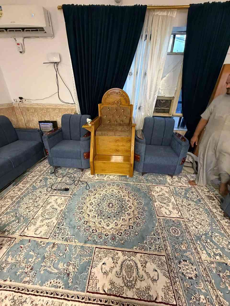 ((للهم صلي على محمد وال محمد ))
تصميم راقي يليق بمنزلك! 🏡✨

📢 تخم جديد تم تركيبه لأحد زبائننا الكرام، بتصميم يجمع بين الأناقة والفخامة!
🛋️ خامات عالية الجودة
🎨 ألوان متناسقة تناسب جميع الأذواق
🛠️ تنفيذ متقن بأدق التفاصيل

🔹 هل ترغب في تجديد أثاث منزلك؟
🔹 أو إعادة تصميم تخمك القديم ليصبح كالجديد؟

📩 تواصل معنا الآن واحصل على تصميم فريد يناسب ذوقك!
العنوان ((كربلاء ))
للاتصال 📞 ((***********))

#دوشمة_كربلاء #تصميم_أثاث #تجديد_الأثاث #فخامة_و_أناقة #تصليح_قنفات #ديكور #معمل_بروف_للاثاث 
#كربلاء #معمل_بروف_للاثاث

