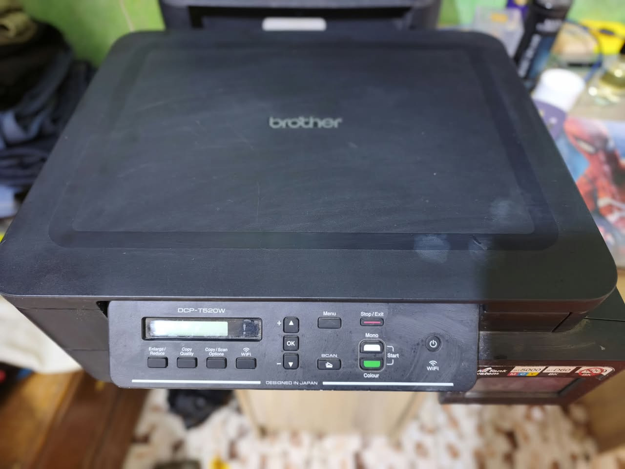 طابعة DCP-T520W • حبر تانكي • نسخ سكانر
