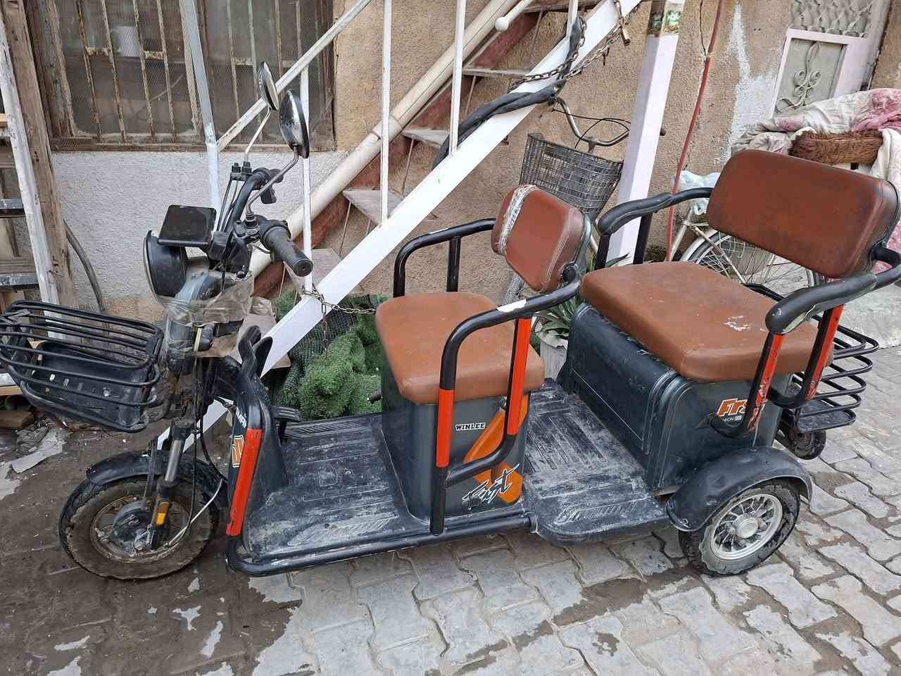 دراجة شحن • نضيفه • بطاريات جديدة