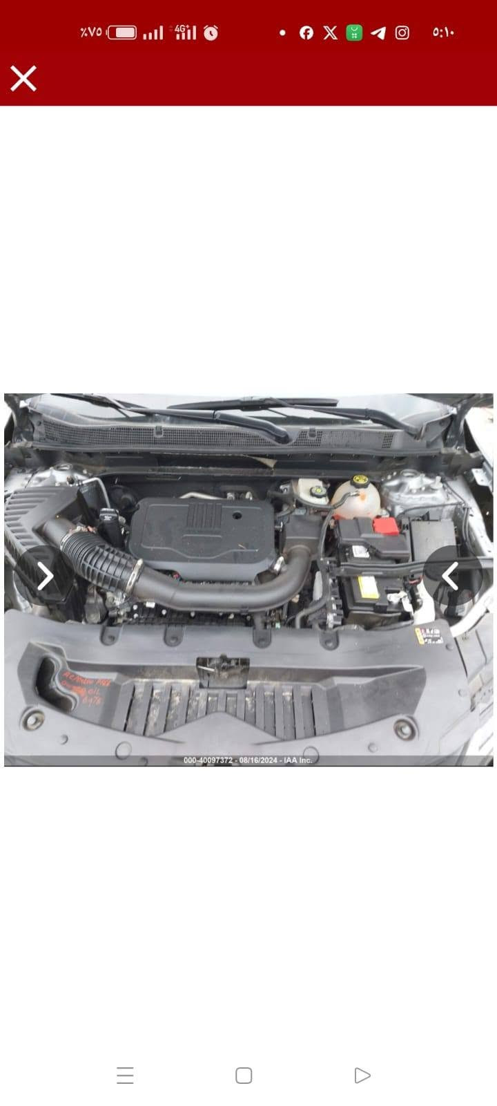 ✨ السعر: 165 ورقة وبسعر رخيص البيع او مراوس بأقل✨
🚘 Chevrolet Blazer 2023 LT3 - فول مواصفات 🚘

الموديل: 2023

الفئة: LT3 (فول مواصفات)

الرقم: فحص مؤقت (تترقم جميع المحافظات) جاهزة للتحويل.

الصبغ والبدن: مكفولة من الصبغ والتبديل نهائياً (مابه أي صبغ أو تبديل قطرة).

الحادث: طسة فقط، وتم تبديل الطبلة بقطعة جديدة وأصلية، والسيارة الآن بحالة الوكالة ومصلحة بالكامل وبشكل احترافي.

الداخلية: مقاعد جلد، شاشة كبيرة، تحكم ستيرن، وكافة مواصفات الـ LT3 الفول.

📍 الموقع: النجف
📞 للتواصل والاستفسار (اتصال + واتساب): ***********

نص مكتوب في الصور:
- 000-40097372 - 08/16/2024 - IAA Inc.