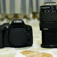 كانون 750D • نضيفه • بطاريه وجنطه
