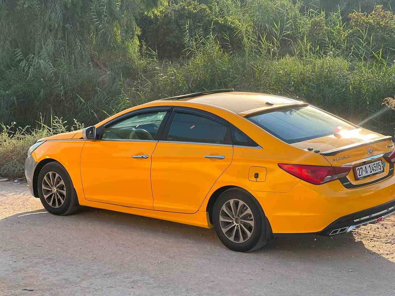 سونتا مديل 2013بنيد وجاملغ بدون دواخل والباقي كفاله السياره جاهزه وجديده فول موصفات عايزه زوج تاير بس ***********تصل وتدلل
