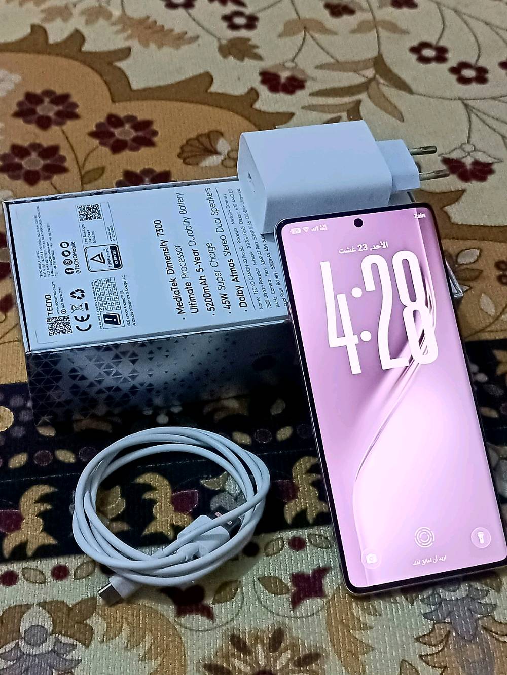 السلام عليكم جهاز Tecno camon 40 pro 5g لون رصاصي مستعمل نظيف جداً ذاكرة 256 نسخة ال g (ram12 و بطارية 95 شاشة 144 هرتز ببجي 90 فريم . الجهاز كامل مع جميع ملحقاته . السعر 425 وبي مجال العنوان النجف الاشرف حي

الرحمة الرقم : ***********