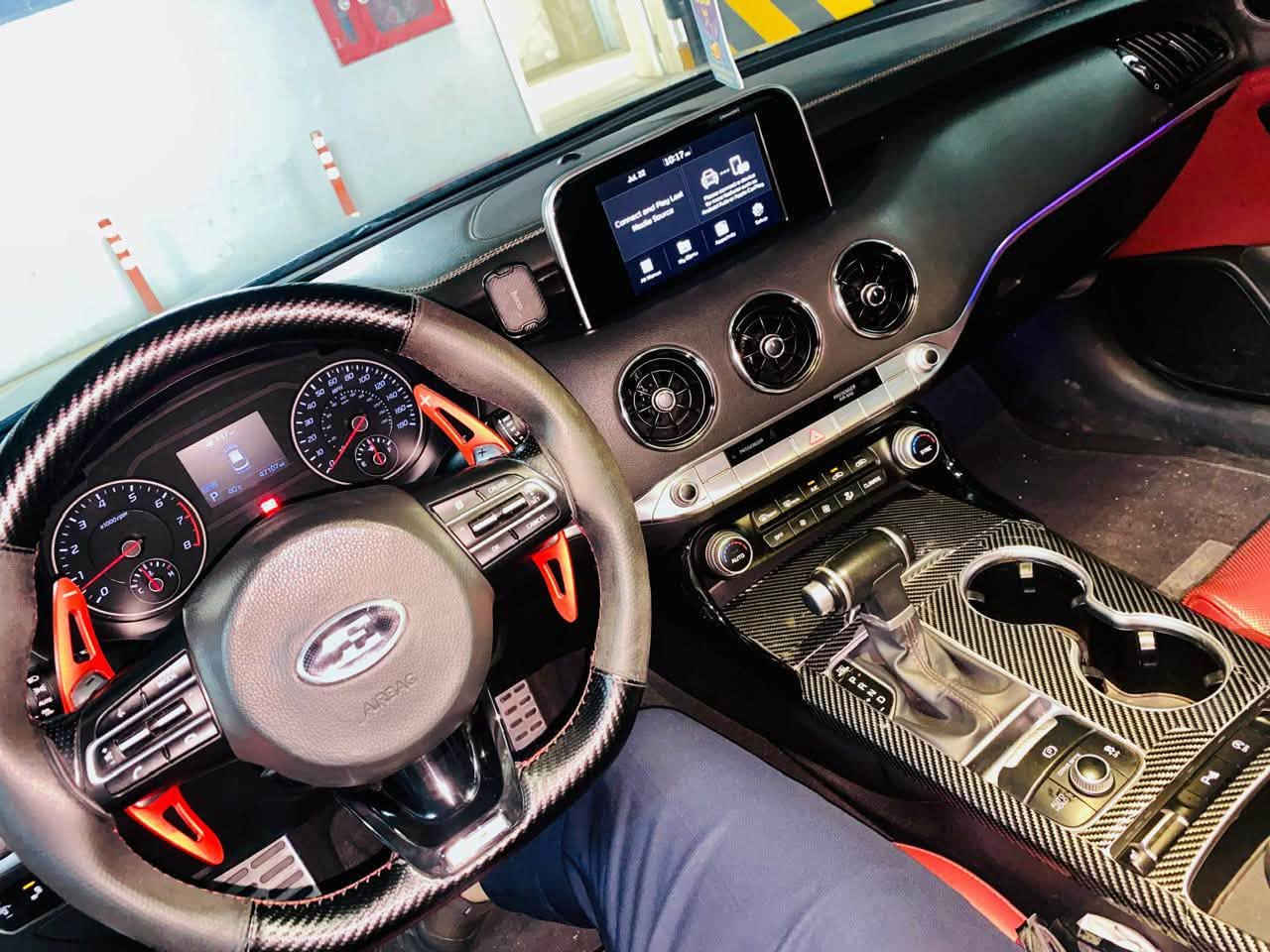السلام عليكم
للمراوس ستينگر gt 2021

مكينة 6 سلندر 3300 تون تيربو

كشنات حضن جلد كهرباء + تدفئة

فجوج بريمبو .

مبدل ويل حجم ١٨ فورجد اصلي

Auto holdنظام 

Auto stopنظام 

مري شفط 

هاند بريك بصمة

تبريد قطعتين

مرايا تعتيم + انارة ترحيب

بعد هواي مواصفات 

ماشيه ٥٤ الف
***********

نص مكتوب في الصور:
- 000-32736587 - 03/28/2022 - IAA Inc. BidFax.info
