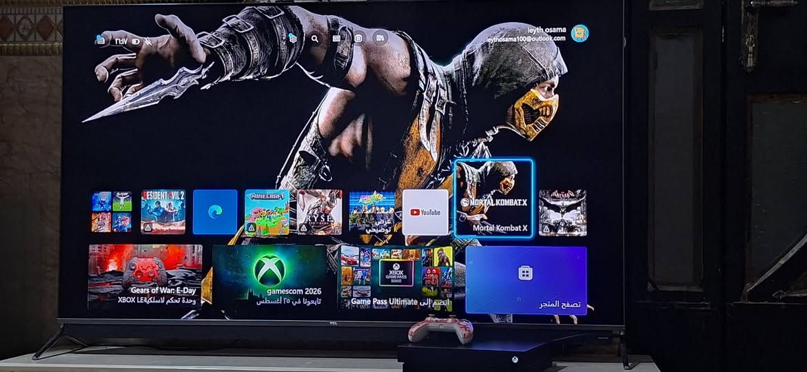 ​الجهاز: إكس بوكس وان إكس (Xbox One X) بحالة ممتازة (نظيف لوك ستيكر، غير مفتوح).
الذاكرة: 1 تيرابايت (1TB).

​الملحقات والألعاب: يحتوي على لعبة Mortal Kombat X (منزلة ومجانية/محملة جاهزة).

​السعر: 250 ألف دينار عراقي (وبيه مجال للمشتري الجاد).

​الموقع: بغداد - مدينة الصدر.

​للتواصل والاتصال: ***********

​بالتوفيق في البيعة!
