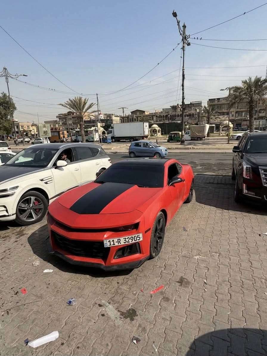 سلام عليكم
كمارو RS✅
موديل 12 محدثة 18 ✅
محرك 3600  و 6 سلندر  ✅
شاشه اعطال✅
تحكمات ستيرن ✅
كشنات كهربائية ✅
مثبت سرعة ✅
مكينة م

ادامه عليه :
المنظومة الماء انسى شي اسمه حماوة 
داينمو جديد
باتري جديد 
نوزلات جدد 
بلكات جدد 
تبريد ثلج  ❄️

عليها إضافات :
تغليف كامل احمر طافي مع اسود لامع للجمالية بي ضمان سنتين 🔥
عندي تصوير قبل التغليف 
دعاميه Zl1  2018🔥
لحية امامية 🔥
درع🔥
سستم تضليل  كامل كل جامات 🔥
سبير 🔥
منظومة زينون 🔥
عدسات الشيطان 🔥
لد متغير بالموبايل🔥

حادث السيارة :
  دعامية خلفية وجاملغ جهة الصدر  وباب
 بدون دواخل يعني 3 قطع ✅
 وسونار موجود اهم ✅

الغرامات :
200 الف تنزل من السعر 

السياره رقم بغداد مشروع وطني سنوية جديده وهزه جديده باسمي شرط التحويل ثاني يوم ✅ 

 من الاخير سيارة  كاملة مكملة ربع دينار ماتذب عليها ✅

السعر 78 وبيها مجال حك الجية  ✅
تعال شوفها واقتنع بيها ماخصم سعر بالموبايل واهم شي لاتنطي وعد اذا ماتجي ✅

للتواصل 

الخاص لو ع ارقام التالية 

‏*********** 
  0786562344

مكاني بغداد سبع البور   🔒

إذا معجبتك السياره صلي ع نبيك .
