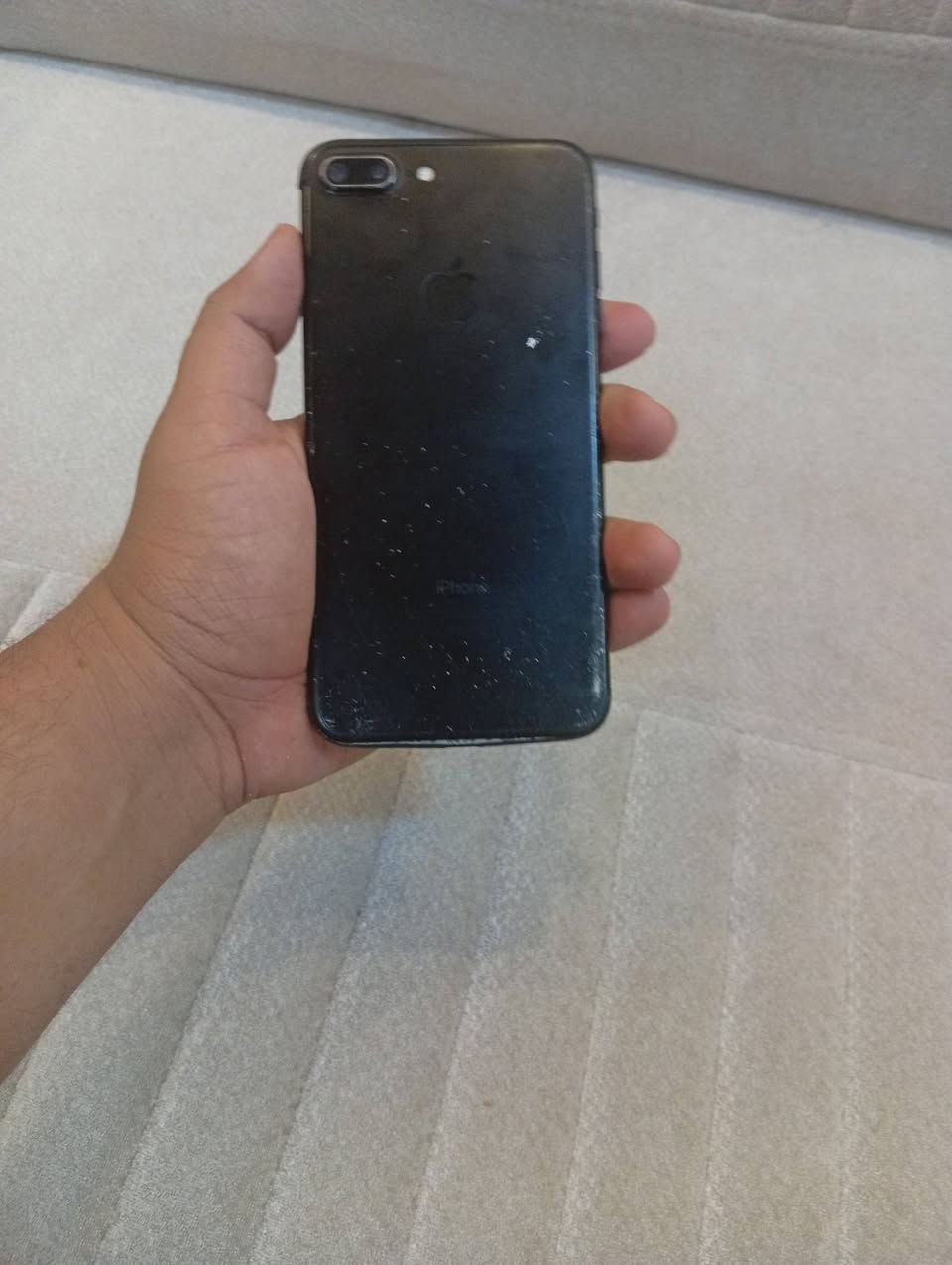 آيفون سفن بلاص 
ذ128
🔋60 صرف طبيعي 
مبدل شاشه ب45 ألف تخبل لأ تعلك لأ ألوانها مختلفه 
السماعه الجوه رايدلها تنظيف 
خط أتصال شغال بصمه شغاله تكنيك صوت كله شغال 
سعره 75 وبي مجال 
عنواني نجف مجمع بيتي وموجود توصيل لنجف 3 بغداد ومحافظات 5
لحجز والاستفسارات مراسلة خاص أو واتساب ***********
