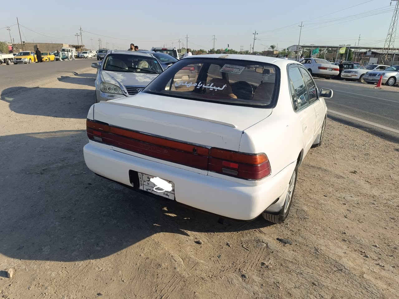 كورلا موديل 91  محور
محرك 1600 ، كير اوتوماتيك دنفش اربع نمر ثنينهن نضيفات
رقم بغداد خصوصي واو سنويتها لل27
حدادية جديدة 
باتري جديد
كهربائيات كلها شغاله
مشط ستيرن وباور جديد
ماصدات جدد ولايت زنون شمسي بلادي توني شاده شرط نهار 
البجم كله جديد من طول لطول شرط كله اصلي مو صيني
مصبوغه حزام لجمالية
كفاله اصوليات وعيب شرعي 
سعرها 48 بيها مجال بسيط كلش
العباس عليه الي مو شراي لا يتعبني ويخابر شراي احطك بعيني تعال وكلب وشوف وبخدمتك مو شراي لا تواعد ولا تتصل اصلا
ماكو شي بيها مذاكره فوك فلا تستفسر
مكانها ذي قار قضاء النصر 

اتصال او واتساب ***********
