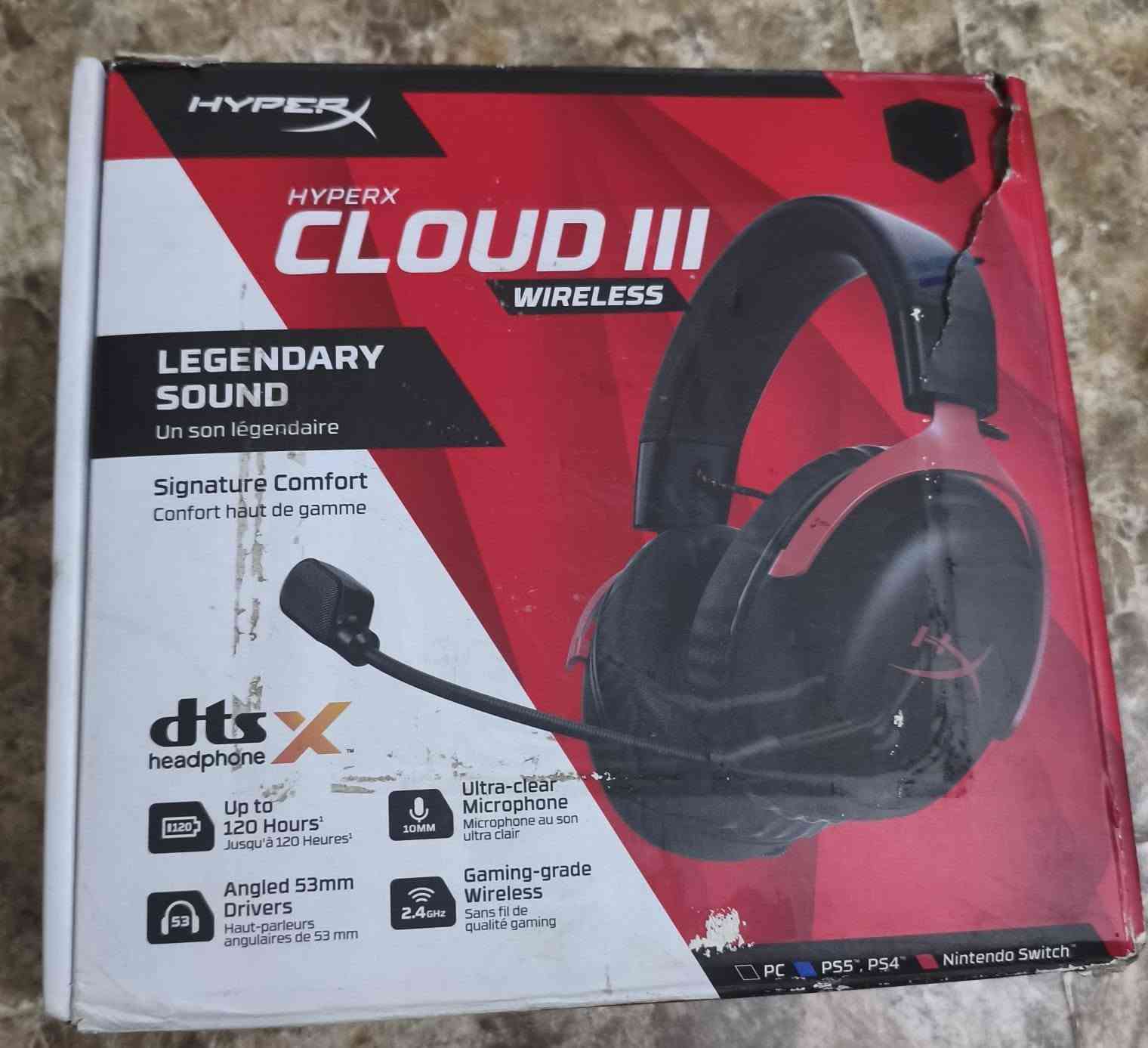 🎧 للبيع: سماعة HyperX Cloud 3 Wireless (وايرلس / لاسلكية) 🎧
الحالة: نظافة 100% (استعمال شهرين فقط).
الملحقات: كافة أغراضها الكاملة متوفرة معها.
السعر: 80 ألف دينار.
الموقع: ديالى - بعقوبة (شارع الديري).
📞 للتواصل والطلب: [أدخل رقم الهاتف أو راسلني على الخاص]
اتصل على الرقم *********** او وتساب
